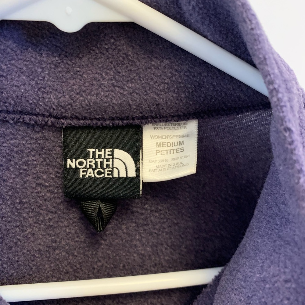 North Face full zip fleece jacket. - Picture 2 of 2